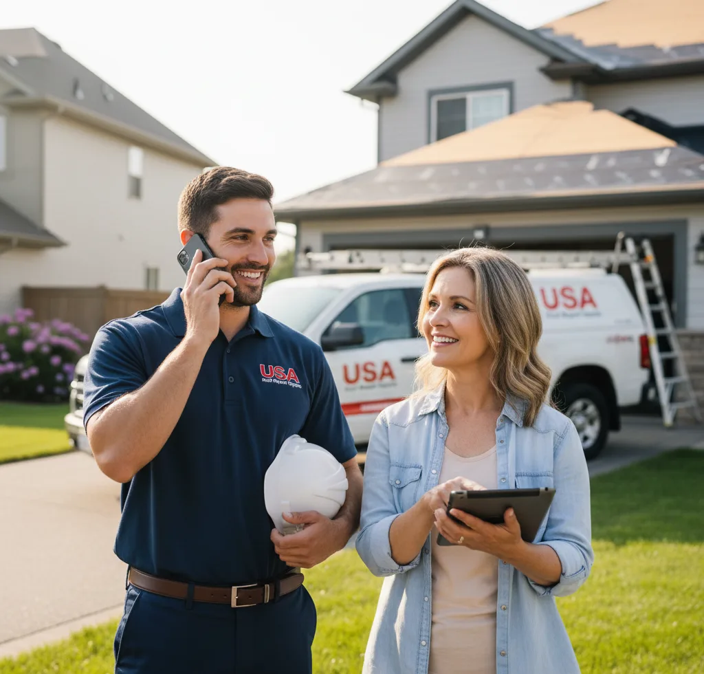 USA Roof Repair Experts customer support in Cicero